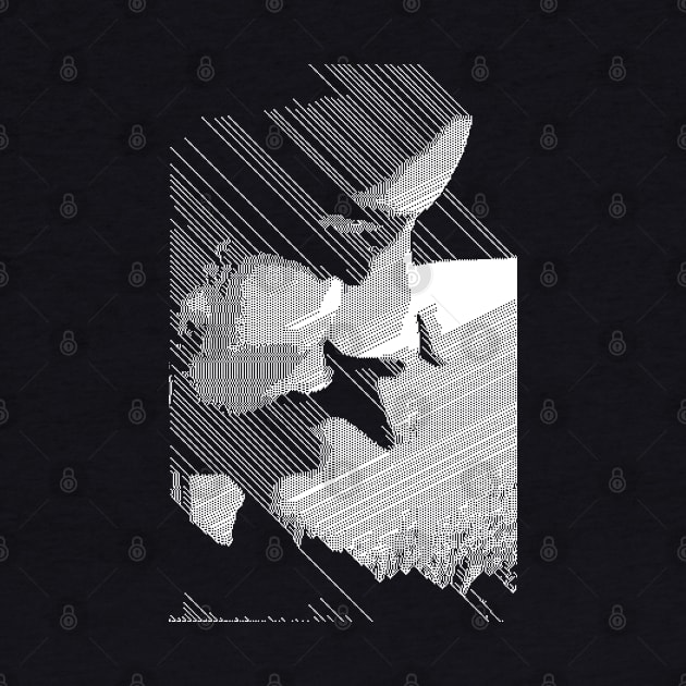 Digital Glitch Contemporary Kissing Artwork ∆∆ by CultOfRomance